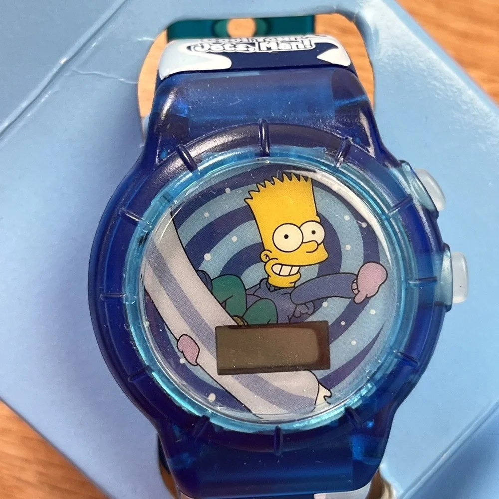 The Simpsons Bart‎ Talking Watch, Burger King 2002, NEW But Needs Battery